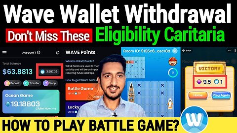 Wave Wallet Airdrop Withdrawal in Feb Don't Miss These Eligibility Caritaria | Wave Wallet Update