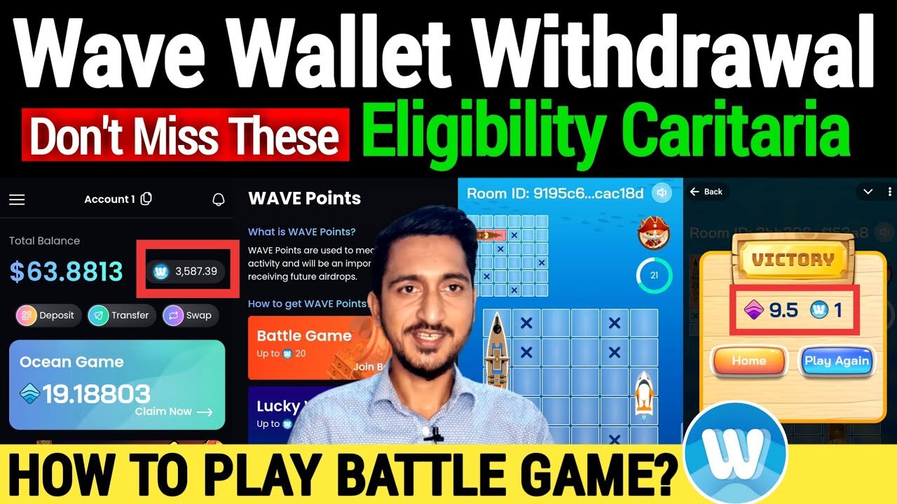 Wave Wallet Airdrop Withdrawal in Feb Don't Miss These Eligibility Caritaria | Wave Wallet Update