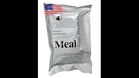 RACION DE COMBATE ESTADOS UNIDOS TIEMPO FRIO MENU 5