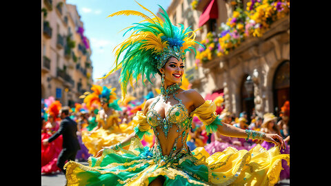 Carnival Parade El Vendrell Catalonia Spain