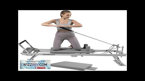 SENDIAN Foldable Pilates Equipment for Home WorkoutsPilates Reformer Machine for Home Gym Review