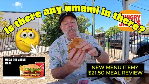 Hungry Jack’s Mega Rib Value Meal Review 🍔 – Is There Any Umami in There?