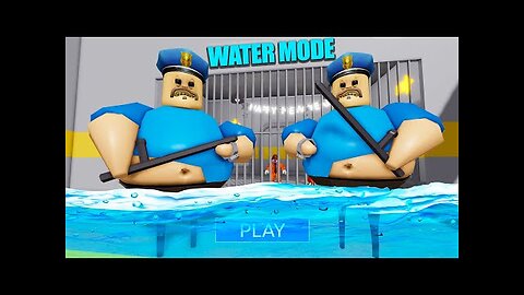 NEW WATER MODE! BARRY'S PRISON RUN! HAPPY NEW YEAR! Obby