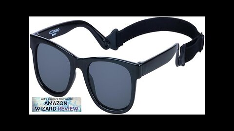 COCOSAND Baby Sunglasses with Strap Polarized Flexible Square UV400 for Infant Toddler Review