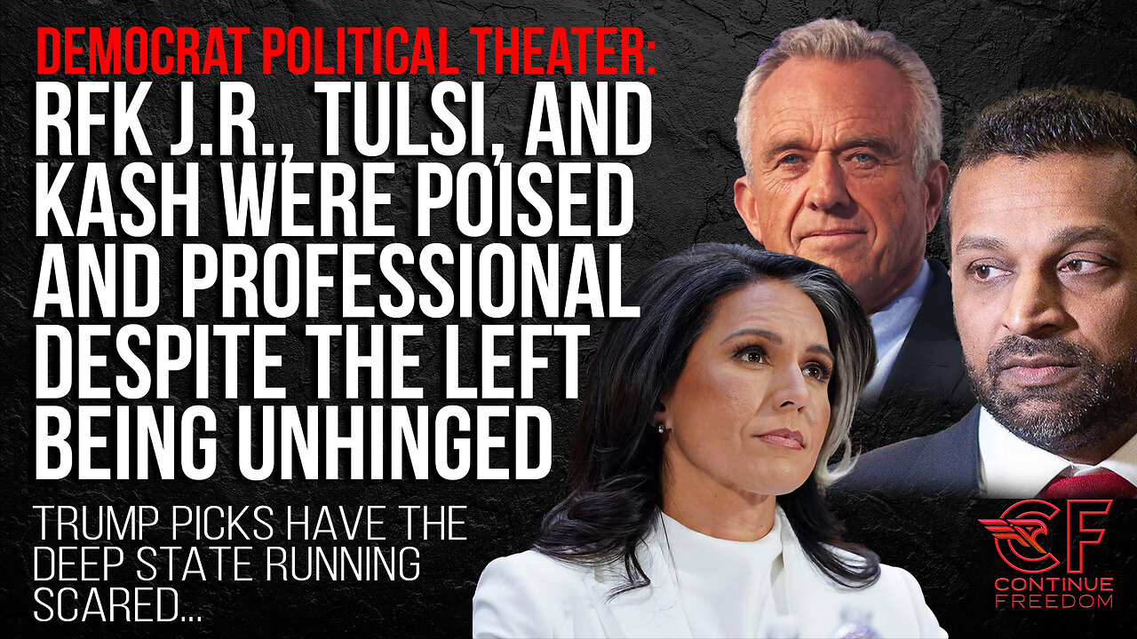 Senate Democrats Embarrassed Themselves on LIVE TV! Gabbard, Patel, and RFK Jr.