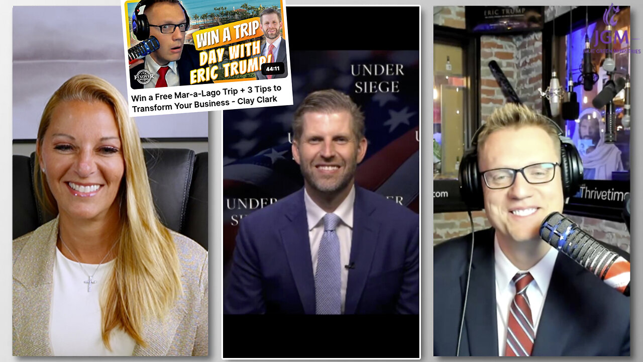 Julie Green | Eric Trump, Julie Green & Clay Clark Discuss America Under Siege + Win A Trip to Mar-a-Lago Club? + Join Eric Trump at Clay Clark's Dec. 4-5 ThrivetimeShow.com Business Conference