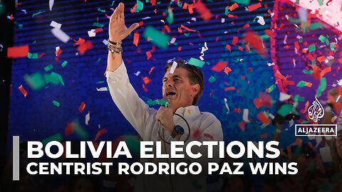 Bolivia elects centre-right Rodrigo Paz as president
