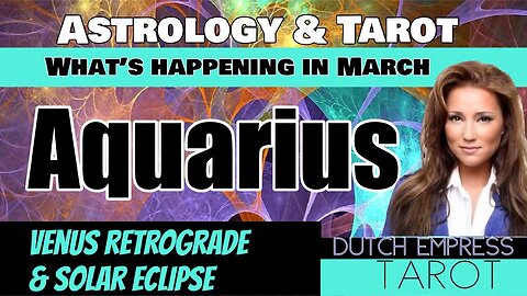 AQUARIUS ♒️ OPEN UP YOUR HEART AND TAKE A LEAP OF FAITH!💕Tarot | Venus Retrograde/solar eclipse