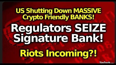 BREAKING: 3rd bank seizure in 5 days 33rd largest bank closed down by FDIC - Signature Bank (Links)