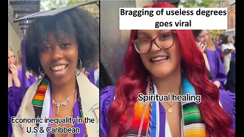 Useless college degrees go viral at graduation, many future baristas