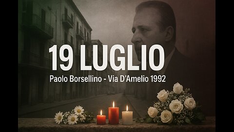 July 19 - Paolo Borsellino, Palermo 1992 💔 | Italian Rock Ballad