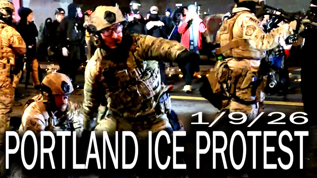 PORTLAND ICE PROTEST (1/9/26) UNCUT COVERAGE