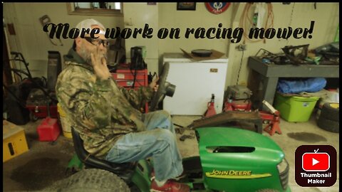 Vietnam vet tribute racing mower!