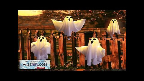 Halloween LED Glow Ghost Lights for Home Indoor Outdoor Hanging Decoration Haunted Review