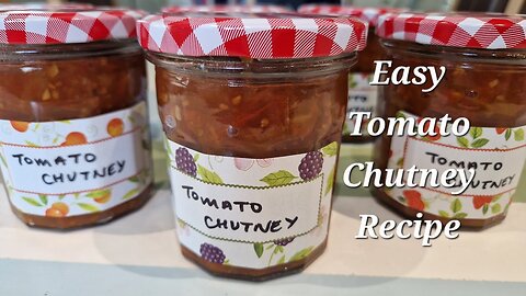 Easy Tomato Chutney Recipe 😋