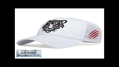 Tiger Embroidery Baseball Cap Men Women Hip Hop Hat Summer Leisure Trucker Review