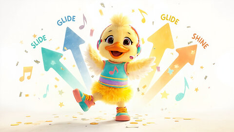 Slide Glide Shine! — Kids Dance Routine (Ducky Rhythm, PopSoar)