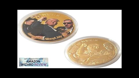 2 Pcs Tru_mp Coin 2024Fight Fight Fight Tru_mp CoinPresident The United States Review