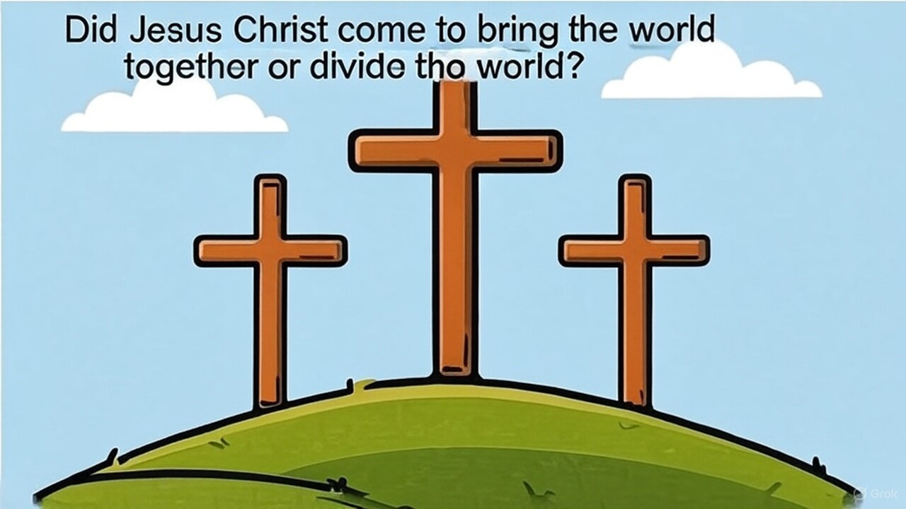 Did Jesus Christ come to bring the world together or divide the world?