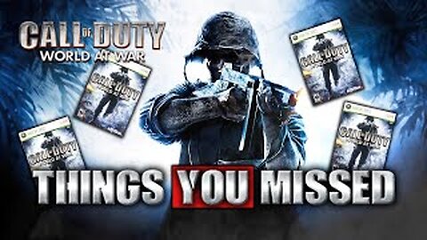 Things You Missed in Call Of Duty World At War