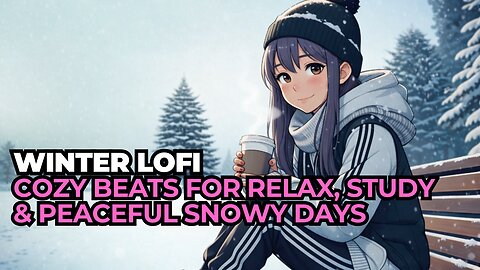 Snowy Day Lofi ☕ Calm Music for Focus, Relax & Cozy Winter Vibes