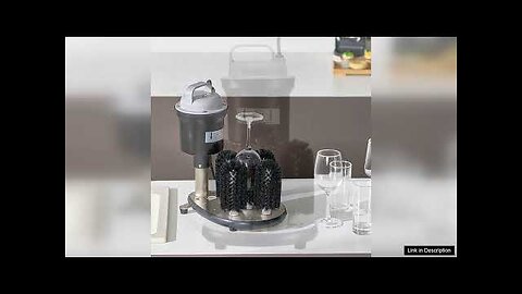 Electric Glass Washer 5-Brush Bar Glass Cleaner 1200 Cups/H for Wine Glass Review