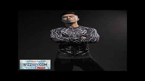 Marvel Venom Suit Long Sleeves Compression Cosplay 3D Shirt Review