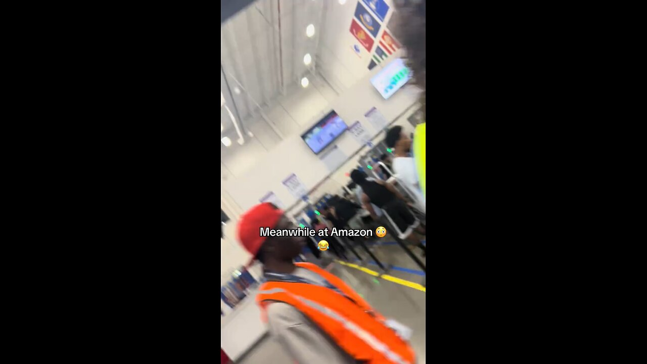 At first I thought it’s an airport… but nah, it’s a..... 🤦🏽♂️😂 #fyp #amazon #warehouse”