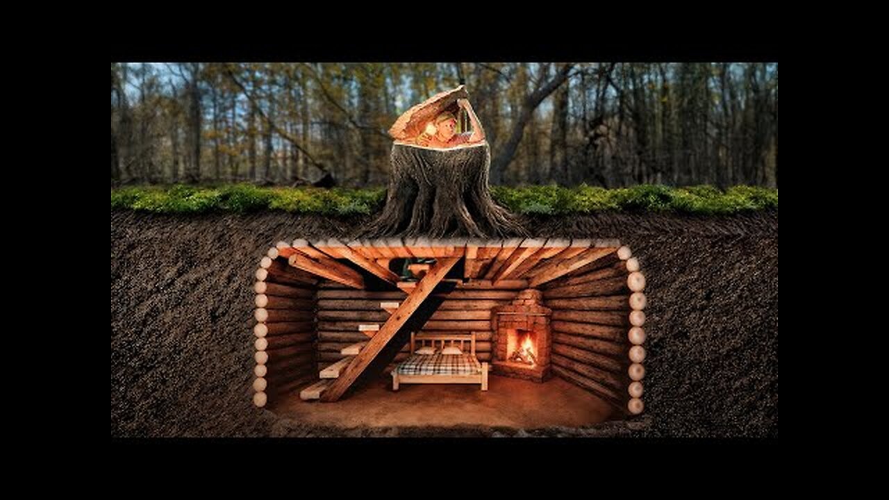 DIY HIDEOUT / BUSHCRAFT PREPPING