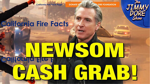 Gavin Newsom STEALS Fire Donations For Dems!