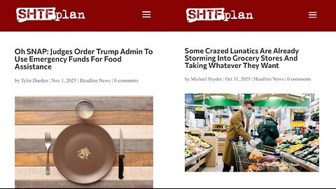 Oh SNAP - Guaranteed Civil Unrest? No SNAP EBT? Military in 50 States?