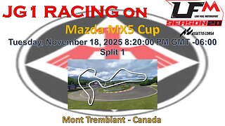 JG1 RACING on LFM - Mazda MX5 Cup - Mont Tremblant - Canada - Split 1