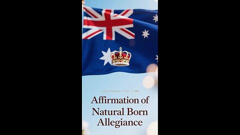 Commonwealth Electoral Roll — Natural Born Allegiance. Part 3.