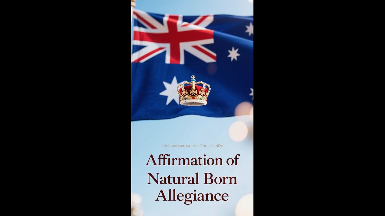 Commonwealth Electoral Roll — Natural Born Allegiance. Part 3.