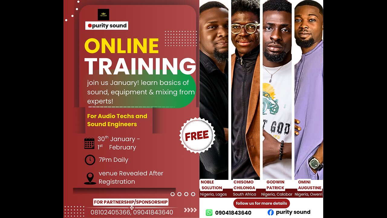 Purity sound online class