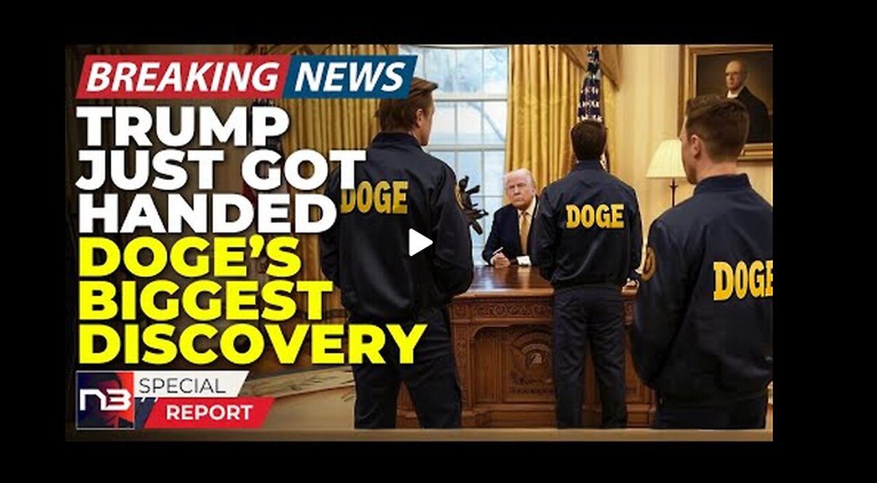 Breaking: Things at DOGE Just Got Real After What Elon's Crew Dropped on Trump's Desk