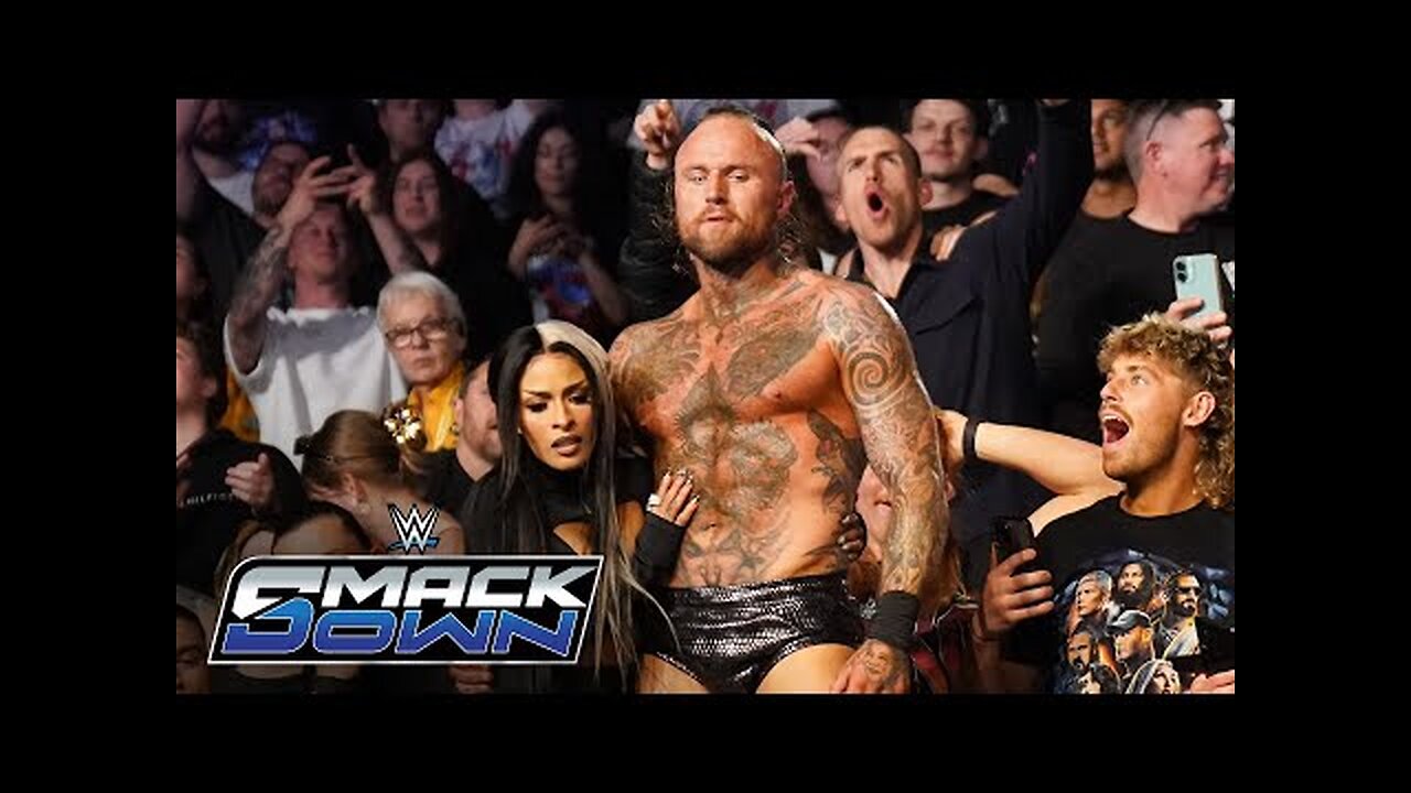 Zelina Vega helps Aleister Black win Last Man Standing Match SmackDown, Oct. 10, 2025