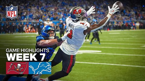 Tampa Bay Buccaneers vs Detroit Lions Game Highlights | 2025 NFL Season Week 7