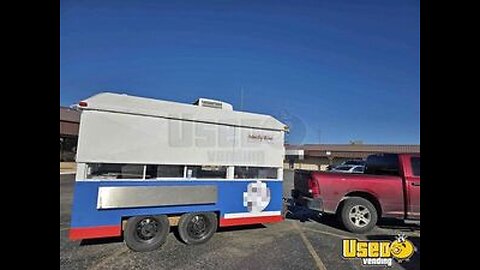 Vintage 1968 Enclosed Food Concession Trailer / Mobile Vending Unit for Sale in Texas!