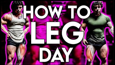 How to put on muscle mass ( bulked up leg day)