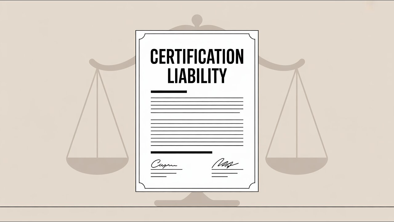 SEC Charges Executives for Certifying False Corporate Governance