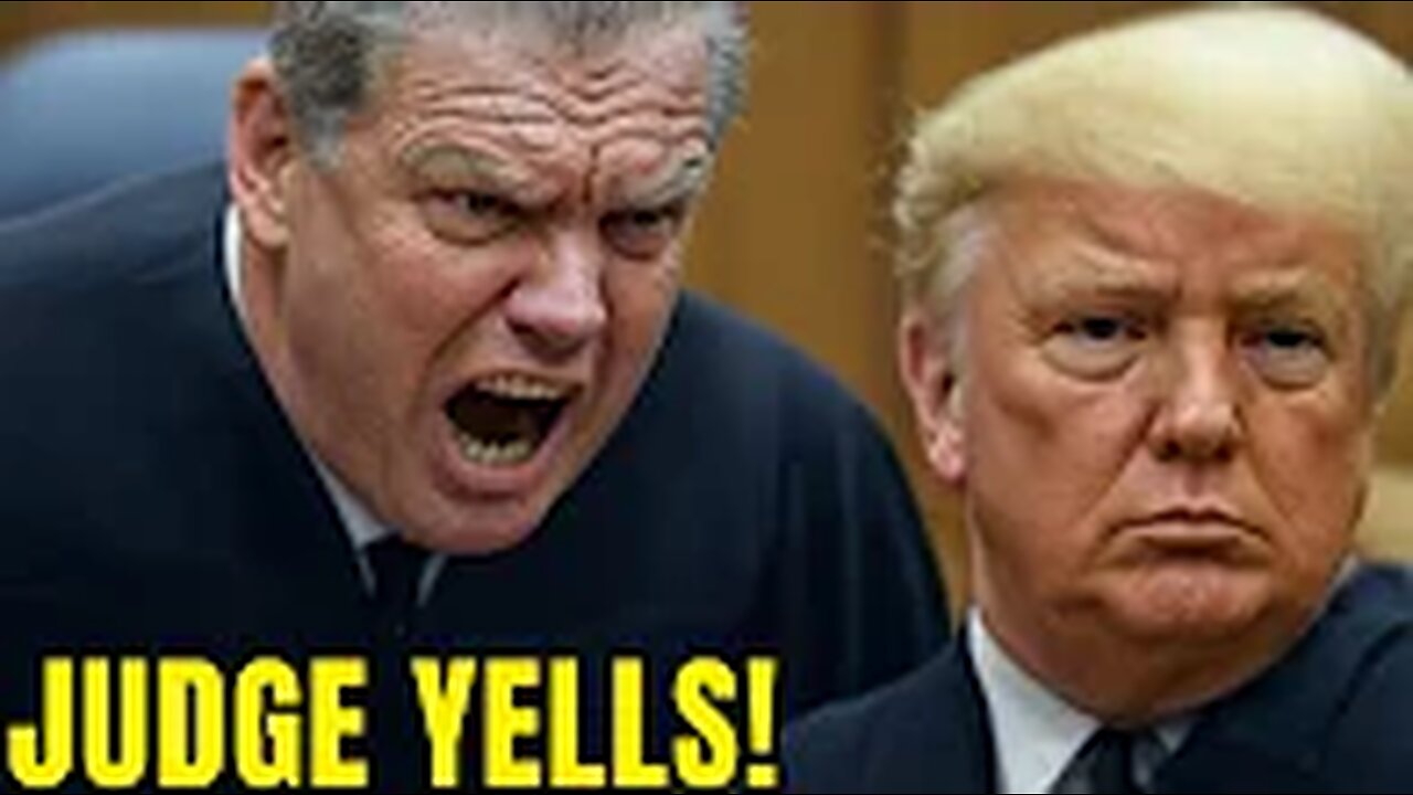 Trump YELLED AT BY JUDGE Inside COURTROOM TODAY: "STOP IT NOW!"