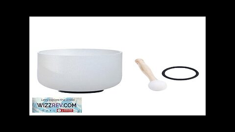 US Direct CVNC 432Hz 10" C Note Chakra Crystal Singing Bowl Frosted Review