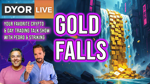 Gold Dumps, Bitcoin Pumps! - Monday Markets with DYOR Live.