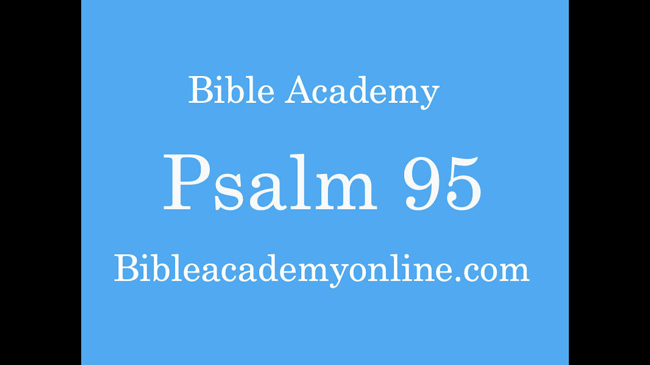 Psalm 95