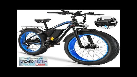 PHILODO Electric Bike for Adults Fat Tire Ebike 26" Electric Bike 1000W Review