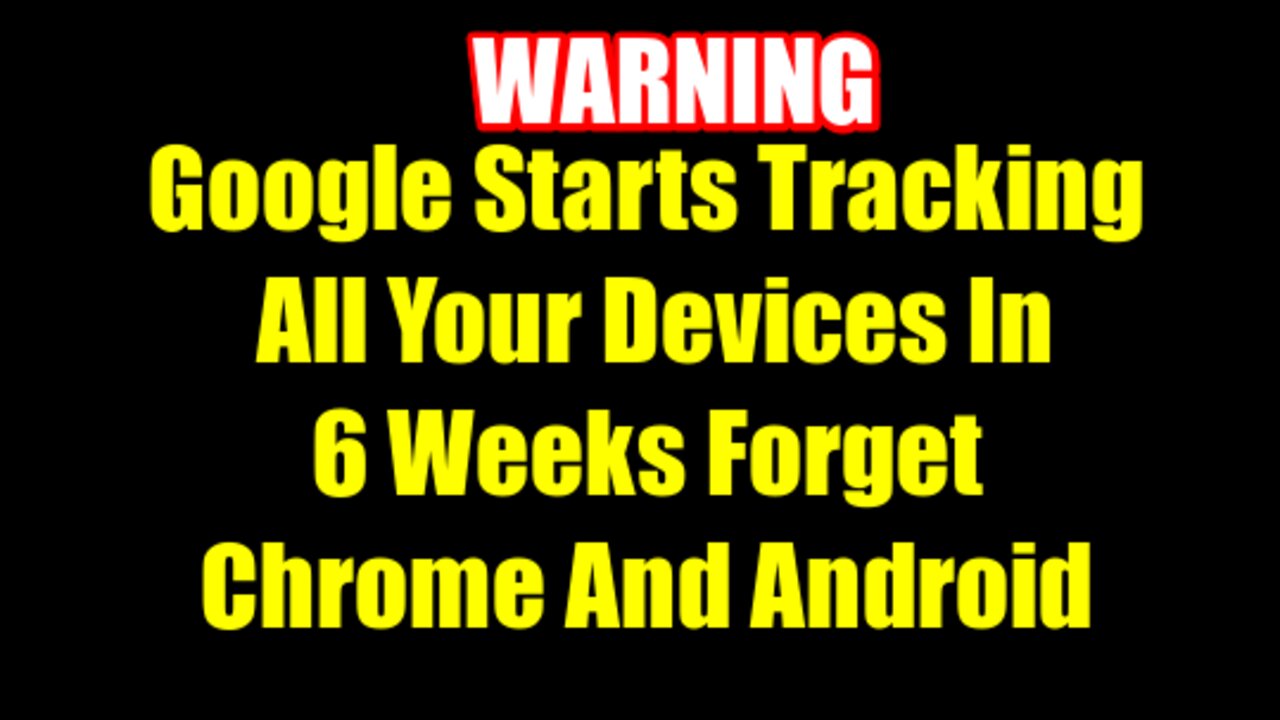 How to STOP GOOGLE CHROM TRACKING YOU!