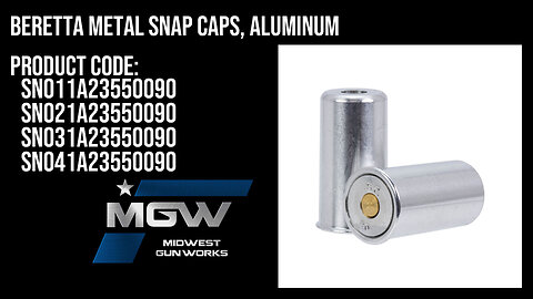 Beretta Metal Snap Caps, Aluminum