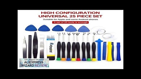 Universal Phone Disassembly Opening Screen Pry Repair Tool Kits Professional Phone Review