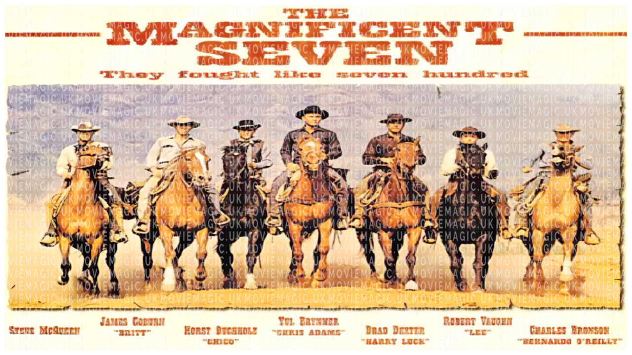 🎬 The Magnificent Seven - 1960 - 🎥 TRAILER & FULL MOVIE